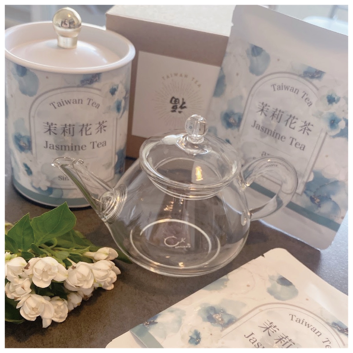 台湾茶専門店 ama ジャスミン茶パッケージ